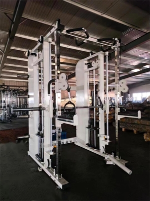 Multifunktionales Power Rack Zuhause Fitnessstudio Krafttraining mit Gewichtsstapel 3*80KG