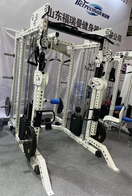 Multifunktionales Power Rack Zuhause Fitnessstudio Krafttraining mit Gewichtsstapel 3*80KG