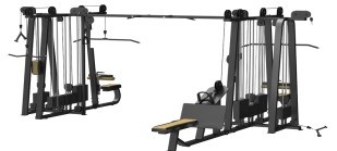Universal-Multistation-Maschine Indoor Fitness Bodybuilding Übungsausrüstung für das Fitnessstudio