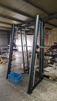 Sporttraining Multifunktion Power Rack Smith-Maschine mit Ruder-System Fitness-Ausrüstung
