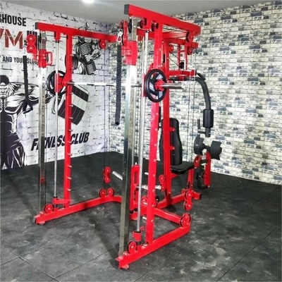 Heim Fitnessstudio-Ausrüstung für Krafttraining Mehrfunktions-Power Squat Rack Smith-Maschine