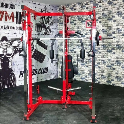 Heim Fitnessstudio-Ausrüstung für Krafttraining Mehrfunktions-Power Squat Rack Smith-Maschine