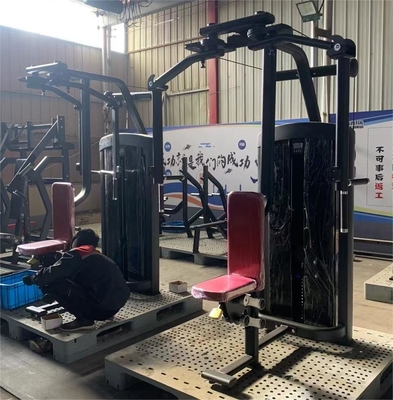 Gewerbliche Fitness-Gymnastik-Pin-belastete Brustfliege-Maschine für Hinter-Delt und Brustfliege