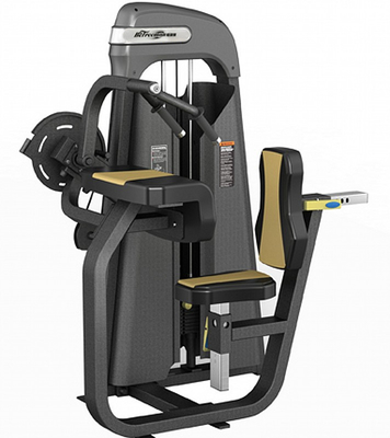 Fitness Bodybuilding Übung Stahl sitzende Trizeps-Flachmaschine mit Trainings-Pin-Last