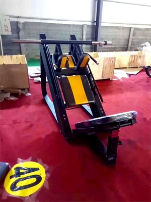 Mittlere Ladegerät aus Stahl 45 Grad Hack Slide Leg Press Fitnessstudio-Training-Maschine für das Heim Fitnessstudio