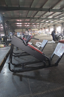 Mittlere Ladegerät aus Stahl 45 Grad Hack Slide Leg Press Fitnessstudio-Training-Maschine für das Heim Fitnessstudio