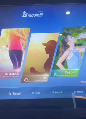 Rohrstahl Q235 kommerzielle Fitnesslaufbahn für Kardiotraining und Bodybuilding