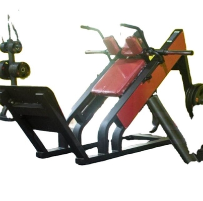 Gewichtsstapelmaschine Stahl 45 Grad Hack Schiebereg Press Hack Kniebeugen für kommerzielles Fitnessstudio