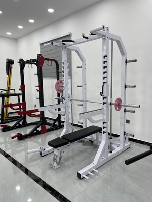 Gewerbliche Fitnessstudioausrüstung Multifunktions-Smith-Maschine mit verstellbarer Schubladen-Beinpresse