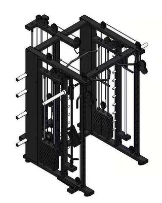 Multifunktionale kommerzielle Fitness-Rack Smith-Maschine für das Heim-Fitness-Krafttraining