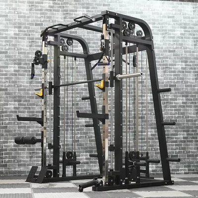 Zuhause Multifunktions-Gewichtheben-Trainingsstation mit Unisex-Smith-Maschine