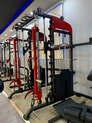 Große Ladegerät Multifunktionelle Stahl-Smith-Maschine für Rücken-Brust-Schulter-Arm-Training