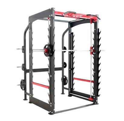 Multifunktionale Heimgymnastik-Smith-Maschine mit Beinpresse und Pull-Up-Bars Stahlrohr Q235