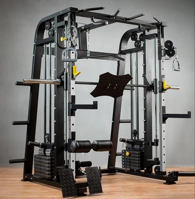 Fitnessstudio-Ausrüstung Krafttraining Beinpresse Aufziehbar Multifunktionelle Smith-Maschine