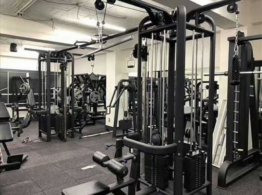 8 Stationen Multi Gym Ausrüstung Kabel Stromträger für Stahlrohr Q235 Krafttraining