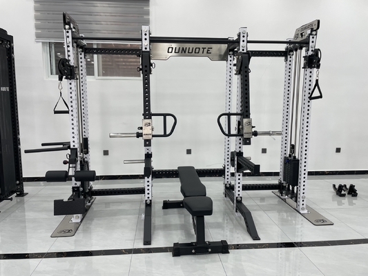 Multifunktions-Smith- und Squat-Rack für Gymnastikübungen mit verstellbarer Gewichtswahl