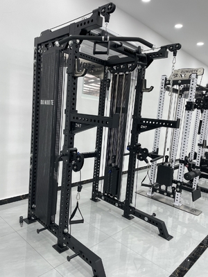 Gewerbliche Fitness-Studio-Multi-Funktion Smith und Squat Rack mit Gewichtsstapel-Maschine