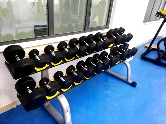3er Stufe Gewerbliche Schlauchhalter Stahl Körperbau Lagerung für Fitness-Ausrüstung