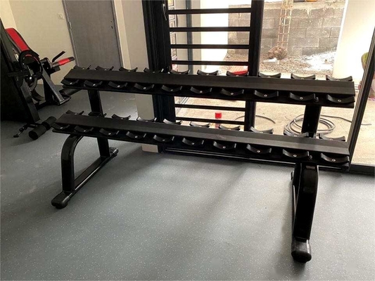 3er Stufe Gewerbliche Schlauchhalter Stahl Körperbau Lagerung für Fitness-Ausrüstung