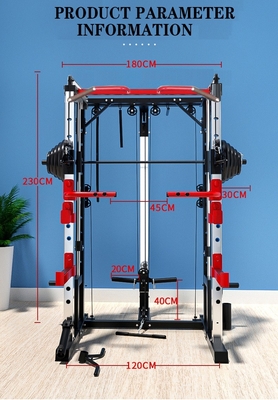 Gewichtsbank Rudelbein Press Multi-Funktion Smith Maschine für Luxus Fitness Center