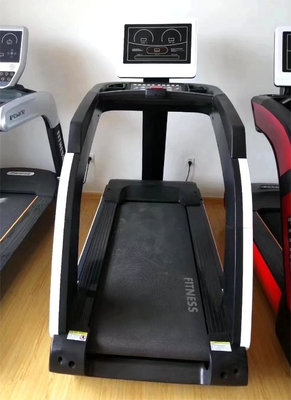 Gewerbliche Fitnessstudio-Ausrüstung Q235 LCD Touchscreen Laufband für Krafttraining zu Hause