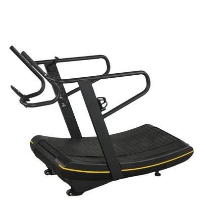 Personalisiertes Logo verfügbard Home Gym Laufband Nichtmotorisierter Luftläufer Handbuch gekrümmt