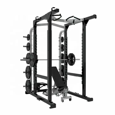 Steel Body Building Fitness Multifunktionaler Fitnessraum Kraftkäfig für Beinpress und Rudern