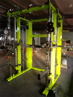 Home Gym Power Cage Squat Rack mit Multifunktions-Smith-Maschine und Gewichtheben
