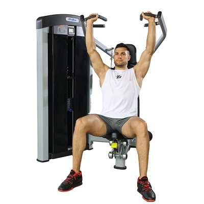 Mittlere Ladegerät für den kommerziellen Fitnessstudio Stahl Schulterpressmaschine mit Auswahl der Nadellast
