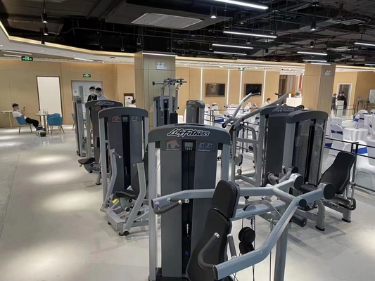 Mittlere Ladegerät für den kommerziellen Fitnessstudio Stahl Schulterpressmaschine mit Auswahl der Nadellast