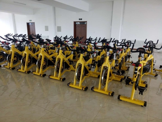Stahl Zwei-Schicht-elektrostatische Pulverbeschichtung Oberfläche Indoor Bike für Cardio-Übung