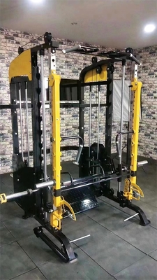 Heimtrainings-Ausrüstung Power Cage Squat Rack mit Multifunktions-Smith-Maschine