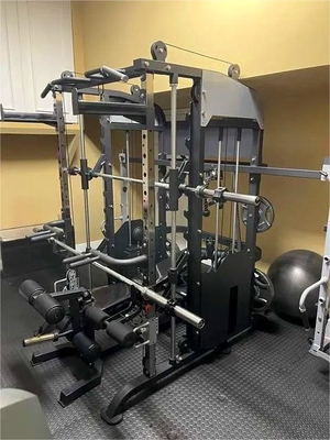 Heimtrainings-Ausrüstung Power Cage Squat Rack mit Multifunktions-Smith-Maschine
