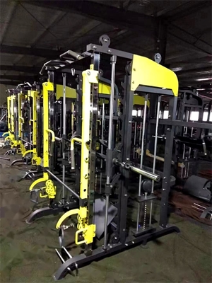 Heimtrainings-Ausrüstung Power Cage Squat Rack mit Multifunktions-Smith-Maschine