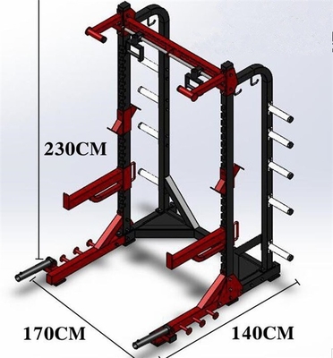 Stahlkörperbau und Gewichthebebank für Unisex Multi Power Rack Smith Machine