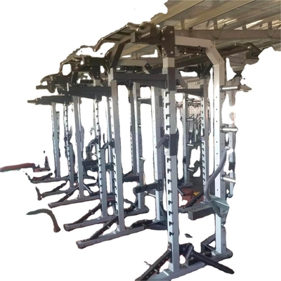 Half Cage Bench Press Smith Machine Multifunktionelles Fitnessrack mit Dumbbellfunktion