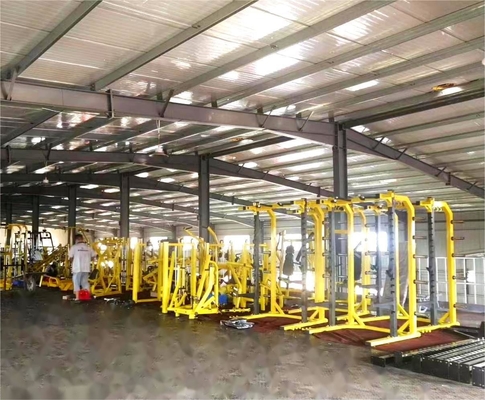 Half Cage Bench Press Smith Machine Multifunktionelles Fitnessrack mit Dumbbellfunktion