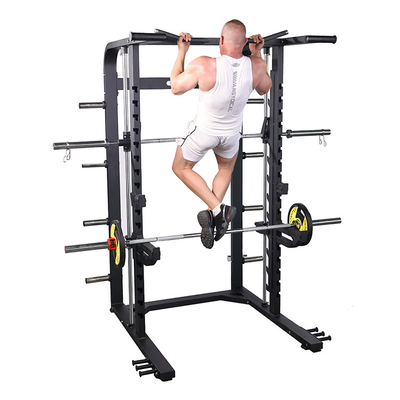 Verbessern Sie Ihr Fitnessstudio mit einem Multifunktions-Station-Gewichtheben-Squat-Rack und mehr