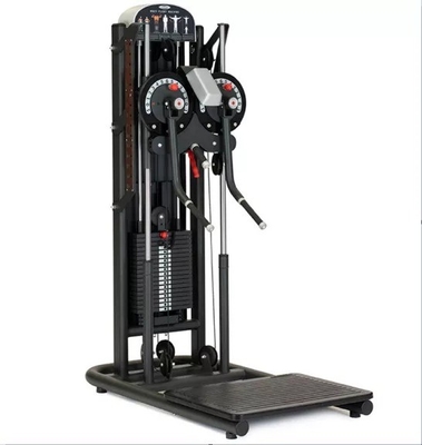 Mittlere Ladegerät Stehgymnastik Fitnessmaschine mit Pin-Last-Auswahl 1400*760*1960 mm