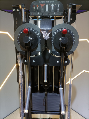 Mittlere Ladegerät Stehgymnastik Fitnessmaschine mit Pin-Last-Auswahl 1400*760*1960 mm