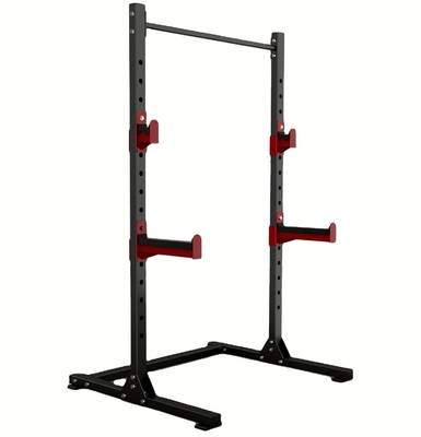 Unisex Bodybuilding Fitness Power Plate mit Gewichtsbank Barbell Bar Halb Squat Rack