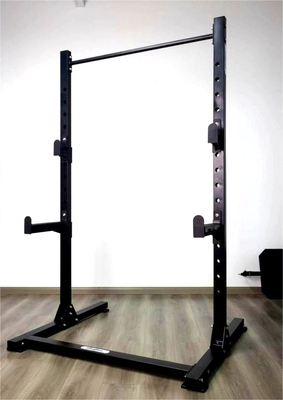 Unisex Bodybuilding Fitness Power Plate mit Gewichtsbank Barbell Bar Halb Squat Rack