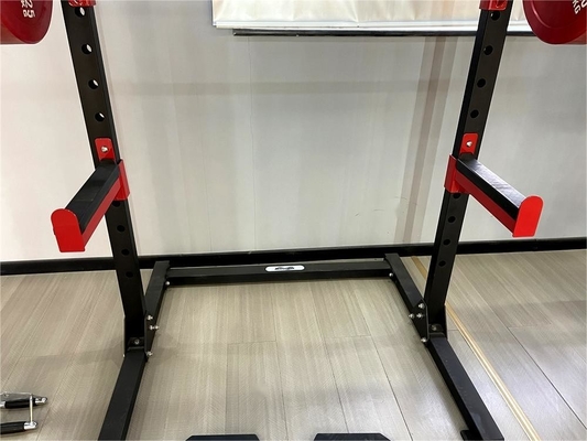 Unisex Bodybuilding Fitness Power Plate mit Gewichtsbank Barbell Bar Halb Squat Rack