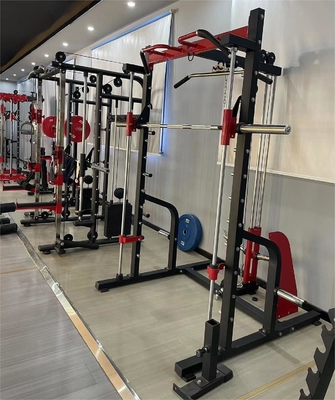 Geschlechterneutrale Trainingsgeräte Beinpress-Pull-Up-Brustpress-Squat-Rack Power Rack