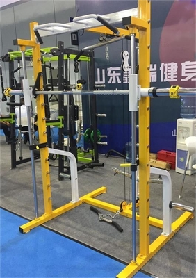 Geschlechterneutrale Trainingsgeräte Beinpress-Pull-Up-Brustpress-Squat-Rack Power Rack