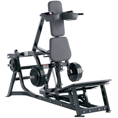 V-Squat Gluten Quadriceps Multifunktionsbeinpresse Hack Squat-Maschine mit mittlerem Lader
