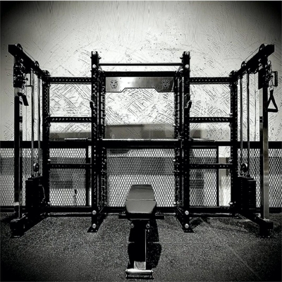 2675*1415*2335 mm Pin-Last Sport Stärke Übung Power Rack Fitnessstudio für kommerzielle Fitnessstudio