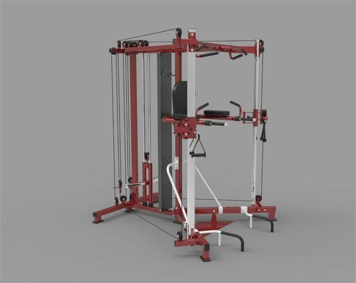 All-in-One Multifunktionstrainer mit Power Rack Smith-Maschine
