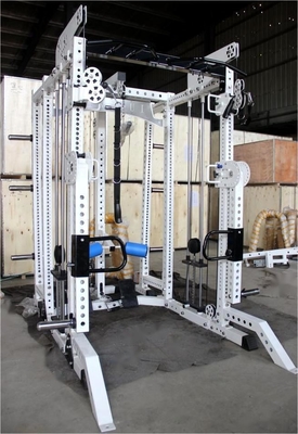Gewerbliche Fitnessgeräte Power Rack Multifunktions-Smith-Maschine für Heimgymnastik