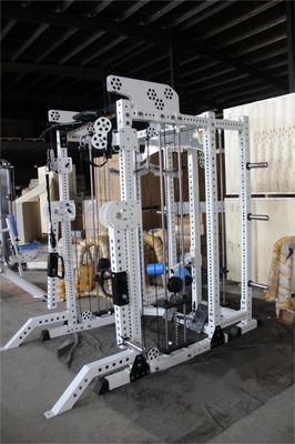Gewerbliche Fitnessgeräte Power Rack Multifunktions-Smith-Maschine für Heimgymnastik